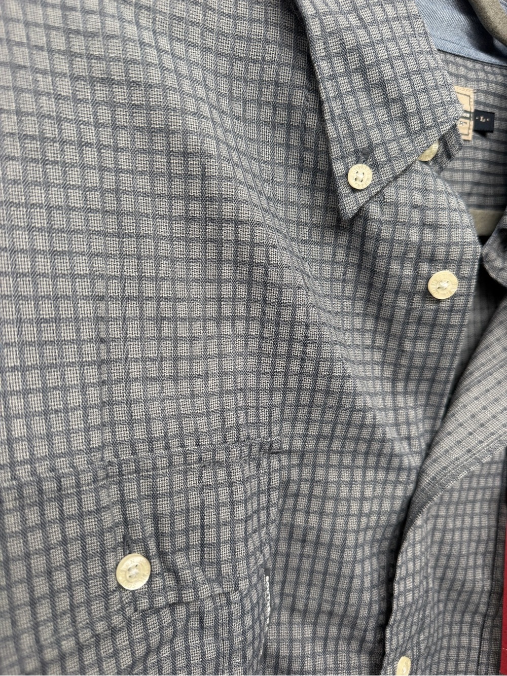Southern Marsh Men's Blue Check Button-Down Shirt - Picture 4 of 5